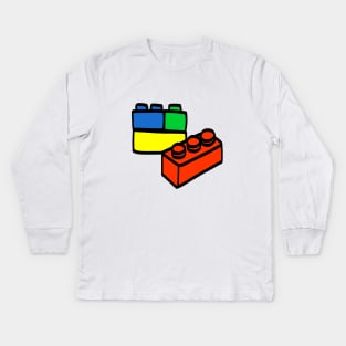 Cartoon Lego Kids Long Sleeve T-Shirt